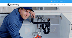 Desktop Screenshot of lensplumbing.com